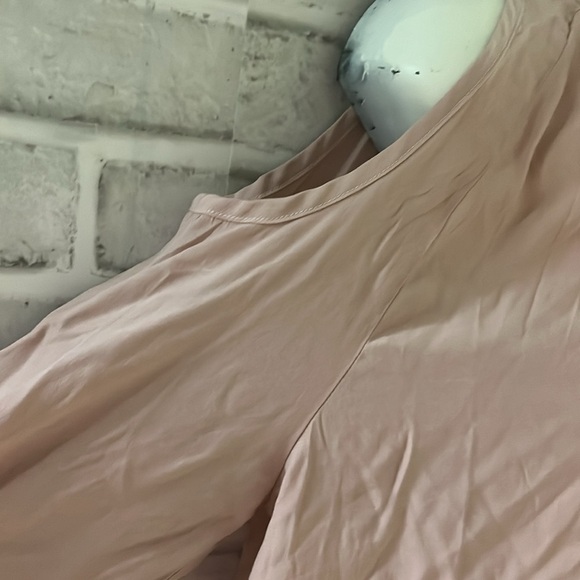 SHEIN Cold Shoulder pale Pink Long Sleeved button Top size small, lightweight - Picture 2 of 8